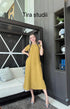TIRA Round Neck Half Sleeves Mid Length Dresses